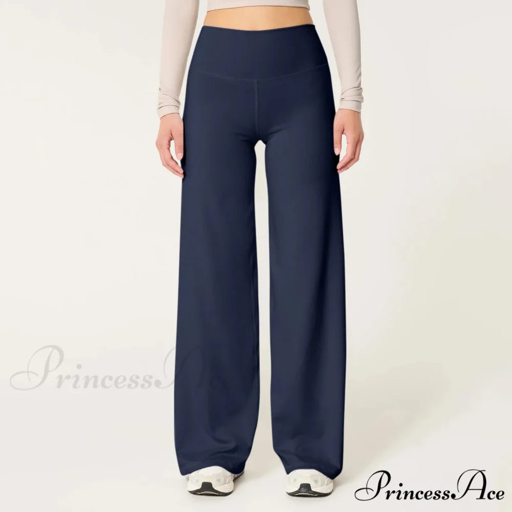 Yoga Lean Fit High-Rise Flexible Athletic Pant Navy / S pant-250223