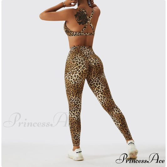 Yoga Pants Nylon Workout Elastic Gym Leggins