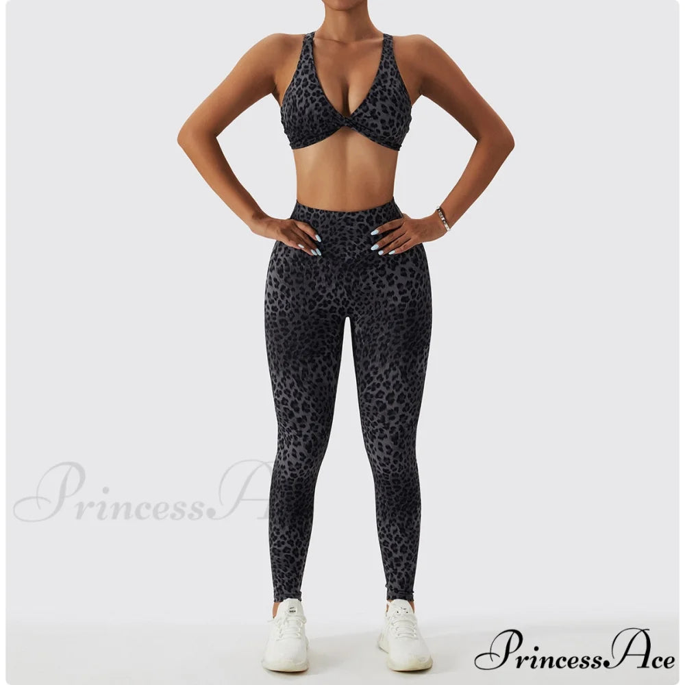 Yoga Pants Nylon Workout Elastic Gym Leggins black suits / S