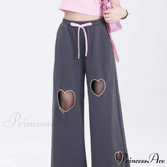 Youth Retro Affection Informal Straight Trousers pants-241228
