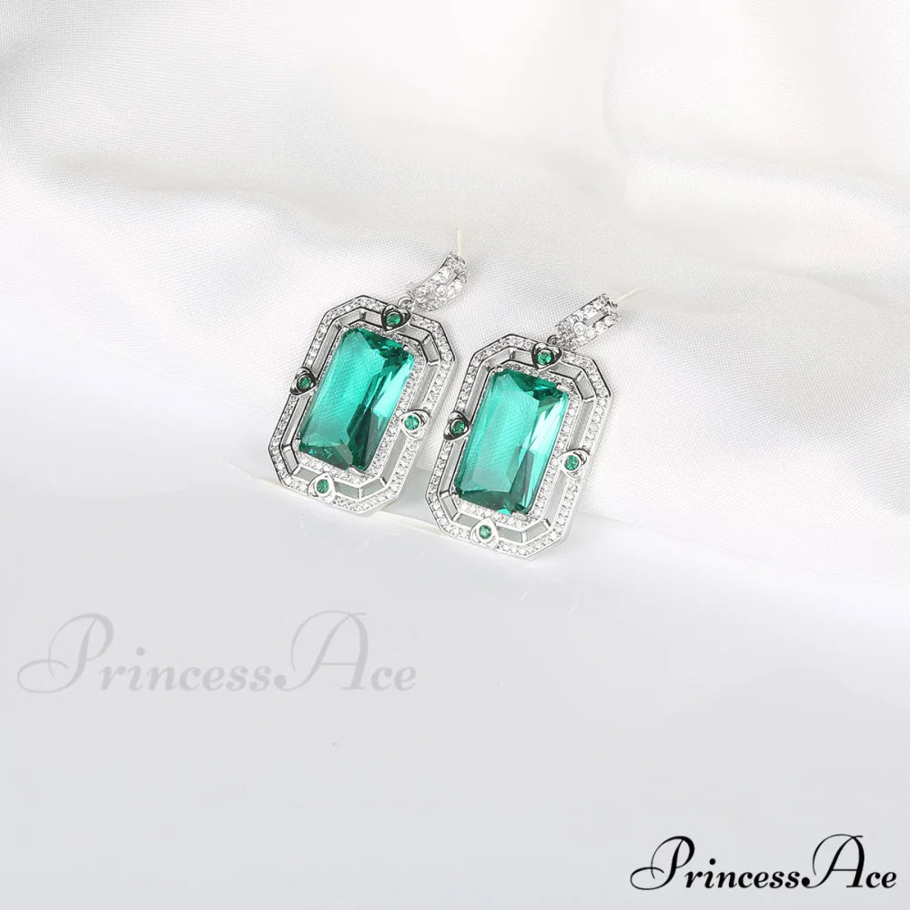 Zircon Geometric Earrings
