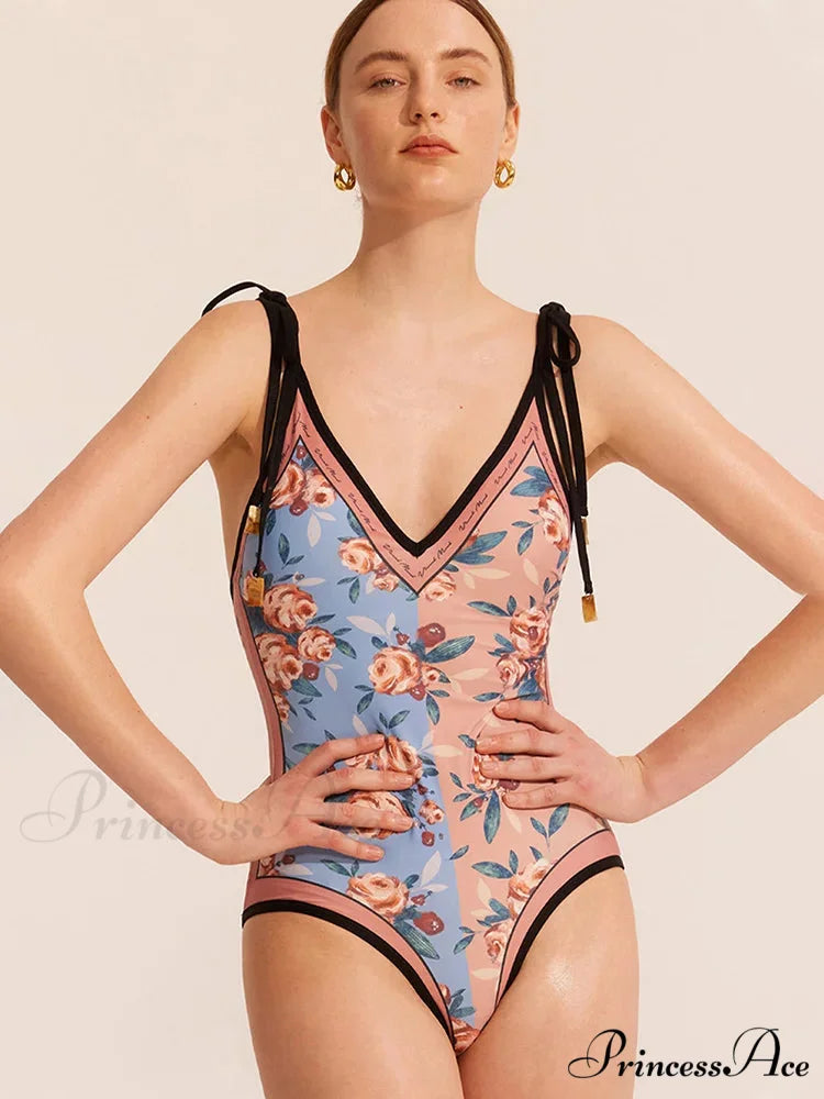 ZRTAK Push Up Tall Slice Monokini Swimsuit Single Piece PK1 / S onepiece-250223